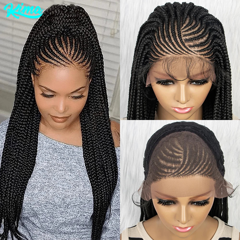 Store Lace frontal cornrow wig